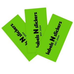 3 3/4 x 7 3/8 Inch Labels