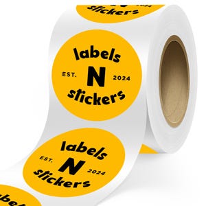 6 Inch Round Labels