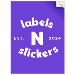 8 1/2 x 11 Labels