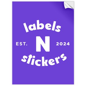 8 1/2 x 11 Inch Labels