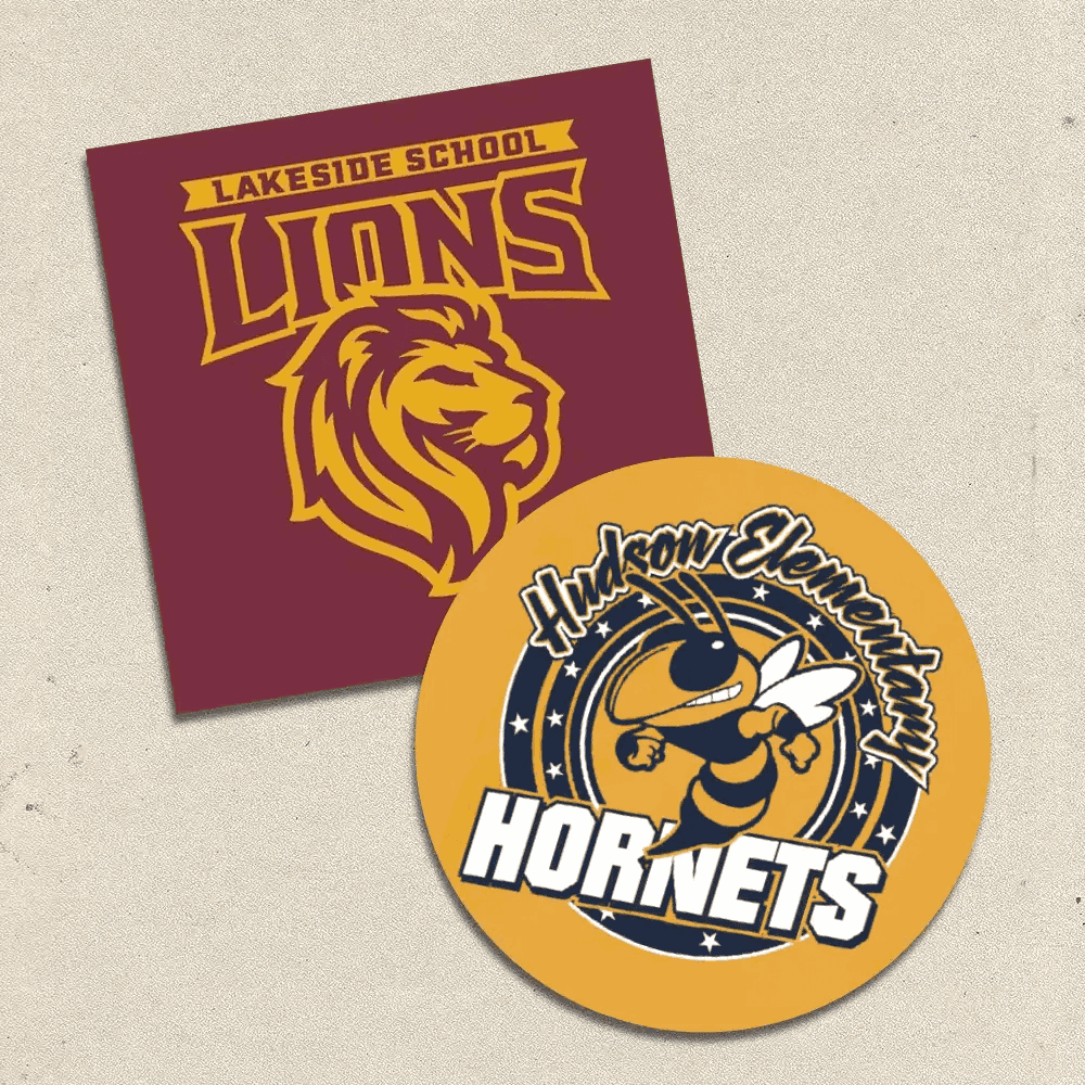 School Spirit Stickers